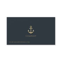 Guld Anchor-Affärskortet