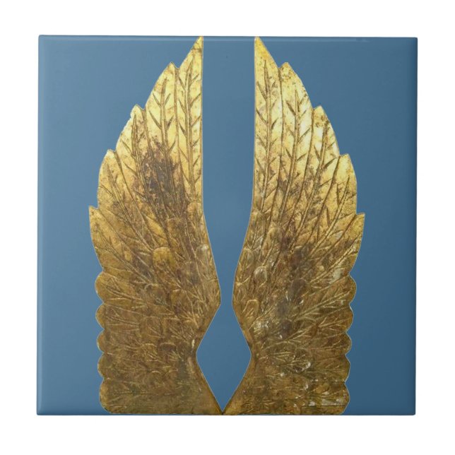 Guld Angel Vingar Backsplash Tile Kakelplatta (Framsidan)