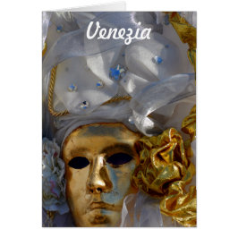 Guld- ansikte hälsningskort