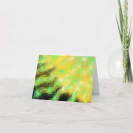Guld Aqua Starburst Modern Christian Art Painting Kort