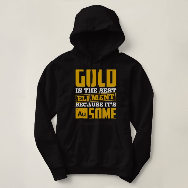 Guld är det bästa Inslag eftersom det är en Ausome T Shirt (Design framsida)