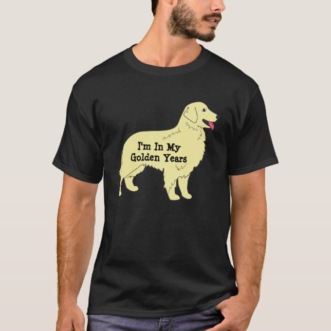Guld- år RetrieverT-tröja T-shirt (Framsida)