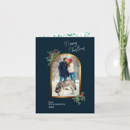 Guld Arch 2 Photo God jul Helgkort