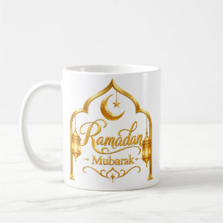 Guld Arch Lantern Ramadan Mubarak Kaffemugg