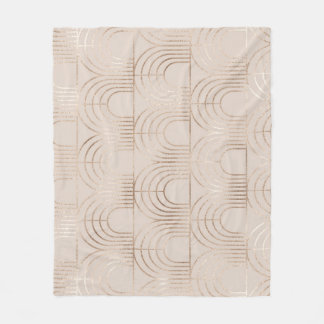 Guld Arch Tiles Art Deco. Fleecefilt