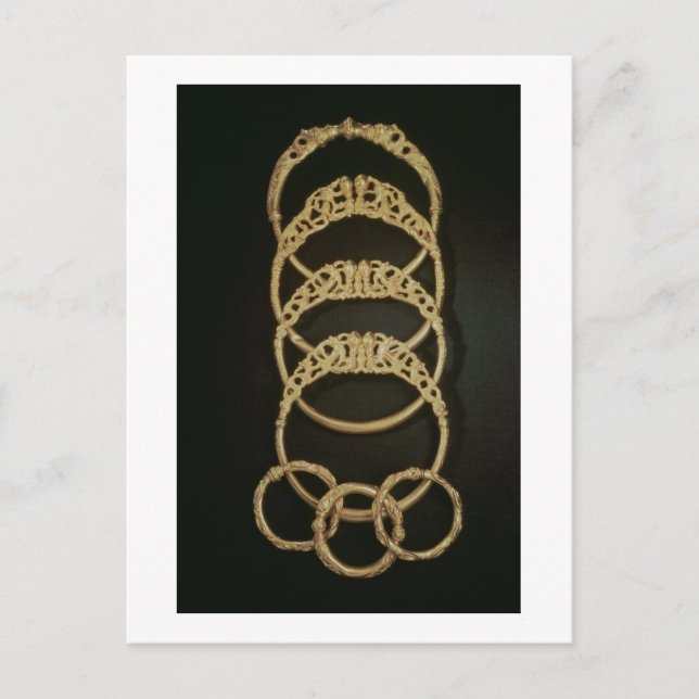 Guld-armband från Ertsfield Treasure, 4:e ce Vykort (Framsida)