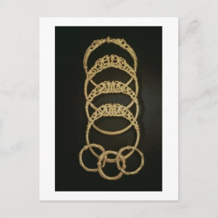 Guld-armband från Ertsfield Treasure, 4:e ce Vykort