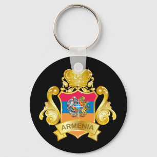 Guld- Armenien Nyckelring