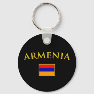 Guld- Armenien Nyckelring