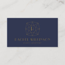 Guld Art Dec Gem Social Media Monogram