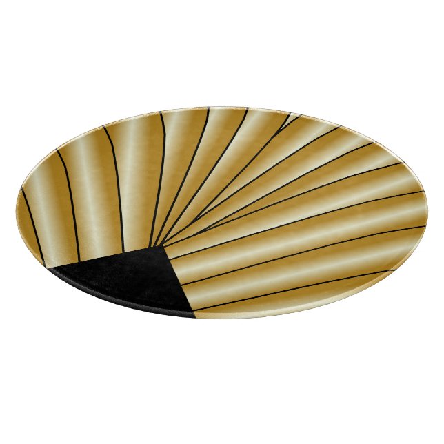 Guld Art Deco-design (Hörn)