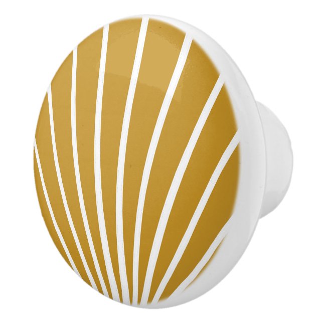 Guld Art Deco-design Knopp (Höger)