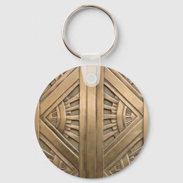 guld, art nouveau,konsthugga,vintage,chic,elegant nyckelring (Framsida)