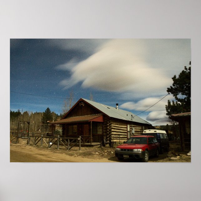 Guld Backe, Colorado Night Shot w/stars Poster (Framsidan)