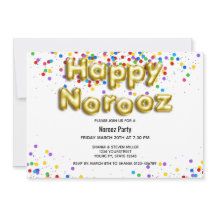 Guld-ballon Lycklig Noroz Persian-nyår