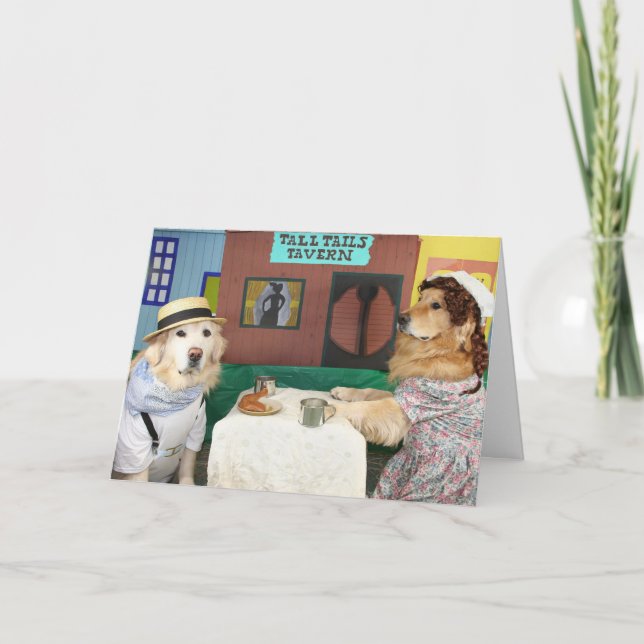 Guld- banbrytande födelsedag kort (Framsida)