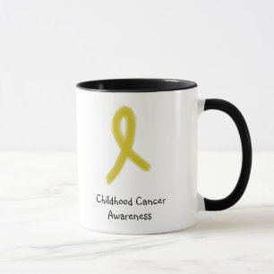 GULD- BAND 9-4-09, barndomcancermedvetenhet Mugg