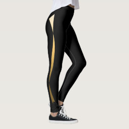 Guld- band leggings