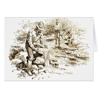 guld-banderoll hälsningskort