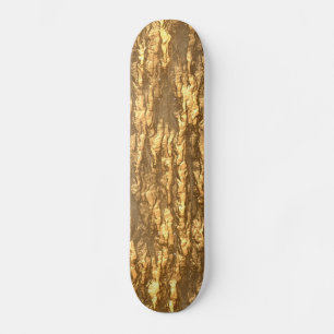 Guld Bark Camo Old School Skateboard Bräda 18 Cm