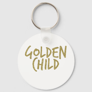 Guld- barn nyckelring