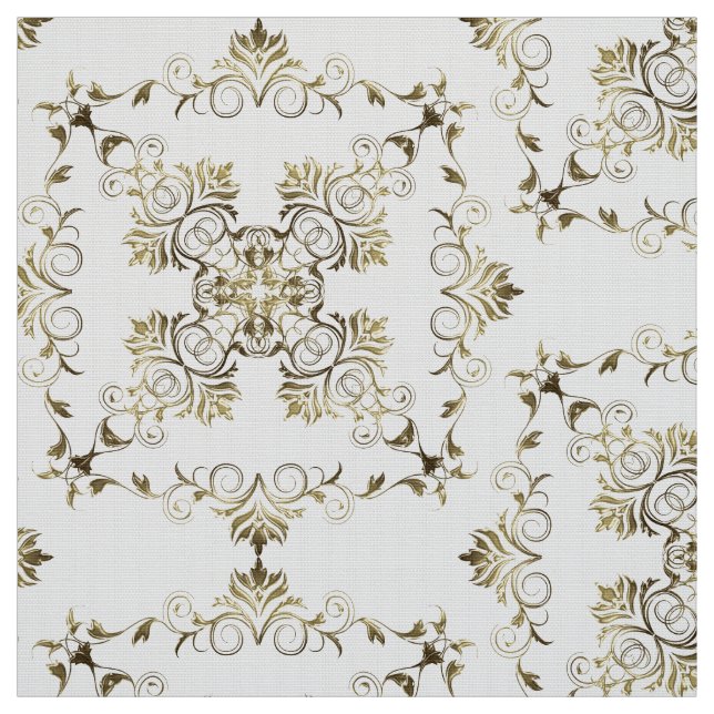 Guld- Baroque. Tyg (Provkarta)