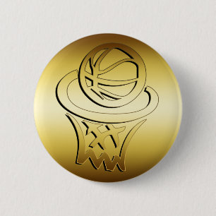 GULD- BASKETRING KNAPP