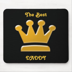 Guld Bästa Pappa Musmattor