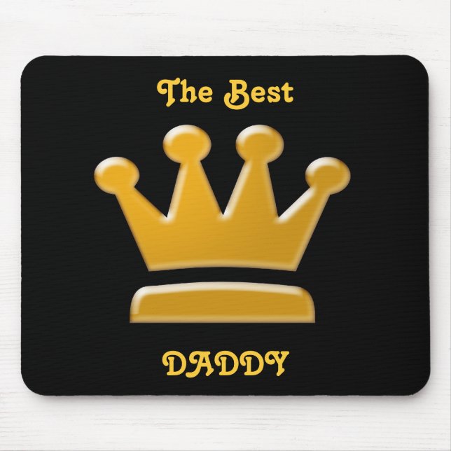 Guld Bästa Pappa Musmattor (Framsidan)