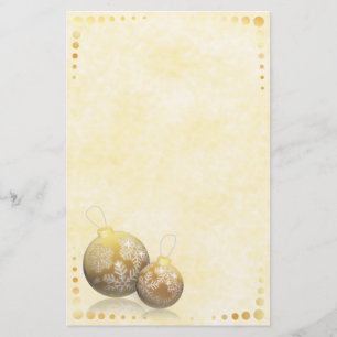 Guld- Baublesbrevpapper Brevpapper