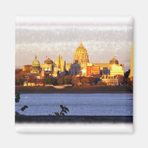 Guld- beskåda av Harrisburg, Pa-magnet Magnet