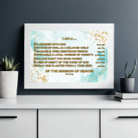 Guld bibliska bekräftelser Acrostic w_Scripture 2