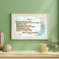 Guld bibliska bekräftelser Acrostic w_Scripture 3