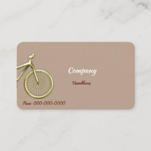 Guld Bicycle Visitkort