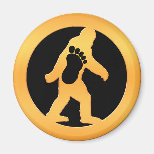 Guld- Bigfoot Magnet