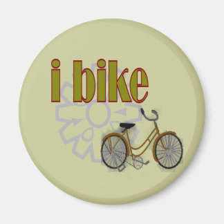 guld BIKE och Sprocket Magnet