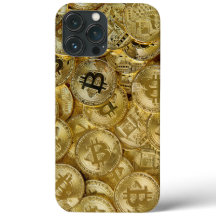 Guld Bitcoin BTC Cryptocurrency Coin Mönster