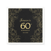 Guld Black 60:e födelsedagen