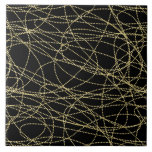 Guld Black Abstrakt Kakelplatta<br><div class="desc">Guld Black Abstrakt</div>