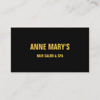 Guld Black Anpassningsbar Färg Hair Salon Spa Make
