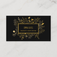 Guld Black Botanic Beauty Salon Hair Möte B