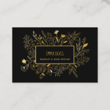 Guld Black Botanic Beauty Salon Hair Möte