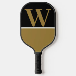 Guld Black College Monogram Pickleball Paddle