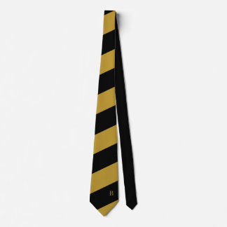 Guld Black Diagonal Rand Monogram Neck Tie Slips
