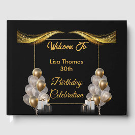 Guld Black Elegant Gästböcker