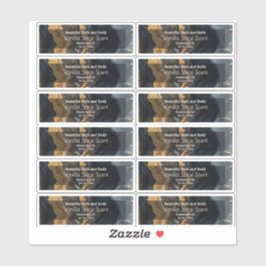 Guld Black Essential Oil 10 ml Flaska produktetike Klistermärken