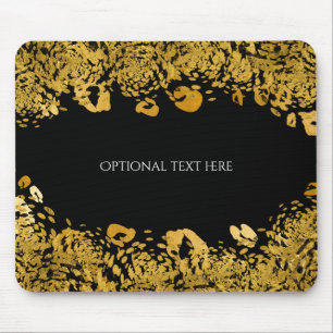 Guld & Black Exotic Jungle Cheetah Elegant Glam Musmatta
