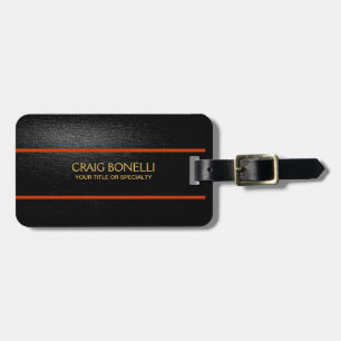 Guld Black Grått Orange Färg Modern Bagagebricka