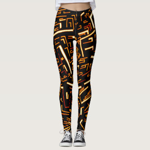 Guld Black Groovy Leggings