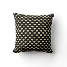 Guld Black Heart Metallic Confetti Sweet Girly
